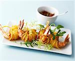 King prawns deep-fried in vermicelli