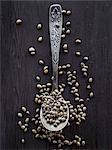 Cannabis grains on a teaspoon.