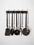 Professional Kitchen; Hanging Tools and Canisters of Seasonings - Stock  Photo - Masterfile - Premium Royalty-Free, Code: 659-07597959