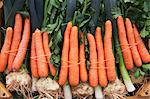 Soup vegetables in a crate (view from above)