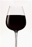 A glass of red wine