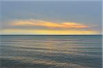 Baltic Sea at Dusk, Darss West Beach, Darss, Fischland-Darss-Zingst, Western Pomerania, Germany