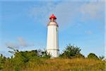 Lighthouse on the Dornbusch in the Morning, Summer, Baltic Island of Hiddensee, Baltic Sea, Western Pomerania, Germany