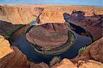 Horseshoe Bend, Colorado River, near Page, Arizona, United States of America, North America