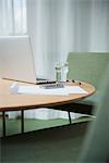 Table in conference room, Stockholm, Sweden