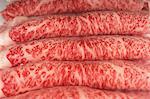 Kobe beef steak, sliced wafer thin