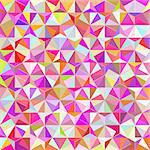 Geometric Triangle Shape Seamless Pattern. Vector Illustration