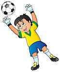 Soccer theme image 2 - eps10 vector illustration.