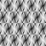Design seamless monochrome geometric pattern. Abstract diamond interlacing textured background. Vector art. No gradient