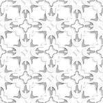 Abstract 3d seamless background. Pattern with white and gray layers and cut out of paper effect.