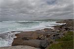 Ocean shore at storm (Nova Scotia, Canada)