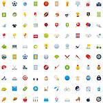 Set of the sport related icons