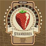 fruit label, this illustration can be used for your design