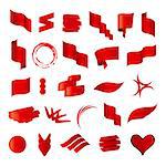 Biggest collection of vector red flags