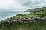 View of coastline, Glenariff, County Antrim, Northern Ireland, UK