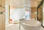 Sunny modern bathroom