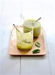Apple and basil smoothie