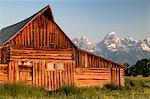 U.S.A., Wyoming, Grand Teton National Park, Mormon Row Barn