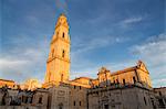 Campanile and Cattedrale di Santa Maria Assunta in the baroque city of Lecce, Puglia, Italy, Europe