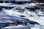 Waterfall in the Clough River, Garsdale, Yorkshire Dales, Cumbria, England, United Kingdom, Europe