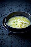 Rice and pea soup