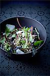 Black rice,beetroot and parmesan fancy salad