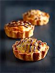 Pear-choclate tartlets