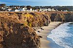 Coastal town of Mendocino, California, United States of America, North America