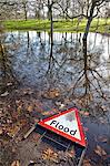 Floods in Hyde Park, London, England, United Kingdom, Europe