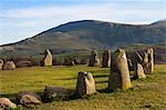 Castlerigg Stone Circle, a 40 stone circle from 3200 BC, Keswick, Lake District National Park, Cumbria, England, United Kingdom, Europe