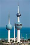 The Kuwait Towers, Kuwait City, Kuwait, Middle East