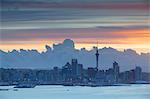 View of Auckland at sunset, Auckland, North Island, New Zealand, Pacific