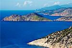 North coast, Assos, Cephalonia, Ionian Islands, Greek Islands, Greece, Europe