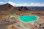 Emerald Lakes on the Tongariro Alpine Crossing, Tongariro National Park, UNESCO World Heritage Site, North Island, New Zealand, Pacific