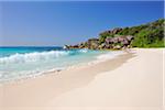 Indian Ocean at Grand Anse Beach, La Digue, Seychelles