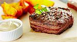 Grilled beef steak