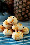 Shortbread cookies with pineapple filling