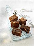 Chocolate and hazelnut brownies