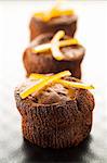 Chocolate-orange muffins