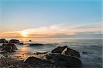 Ocean shore at a crack of dawn (Cape Breton, Nova Scotia, Canada)