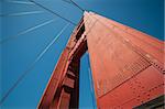 Golden Gate polygon Bridge in San Francisco, California, USA