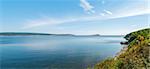 Panorama of beautiful scenic view (Cape Breton, Nova Scotia, Canada)