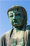Great Buddha of Kamakura At Japan, Close Up Shot