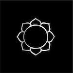 Symbol of Buddhism- Lotus flower- Religious icon