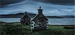 Old abandoned house on the Outer Hebrides, Scotland, UK.