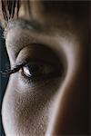 Woman's eye, close-up