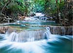 Beautiful Waterfall at Huay Mae Khamin