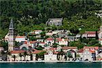 View of the Kotor and Kotor Bay. Montenegro