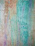 Turquoise and Beige Brown Obsolete Cement Wall Background closeup. Vertical View