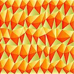 background with irregular tessellations pattern and plastic gradient - triangular design in funny autumn colors